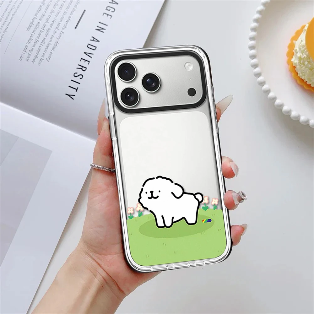 Cartoon Grass Line Puppy White Border Magnetic Phone Case Cover for IPhone 13 14 15 16 17 Pro Max Case for IPhone Air
Cartoon Grass Line Puppy White Border Magnetic Phone Case Cover for IPhone 13 14 15 16 17 Pro Max Case for IPhone Air