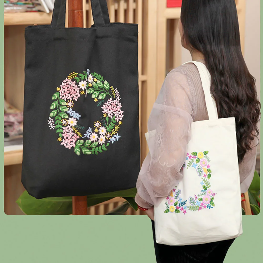 Embroidered kit for Beginners Floral Pattern Canvas Daily Tote Bag Arts and Crafts Supplies Adults Cross Stitch Kits DIY Handbag
Embroidered kit for Beginners Floral Pattern Canvas Daily Tote Bag Arts and Crafts Supplies Adults Cross Stitch Kits DIY Handbag