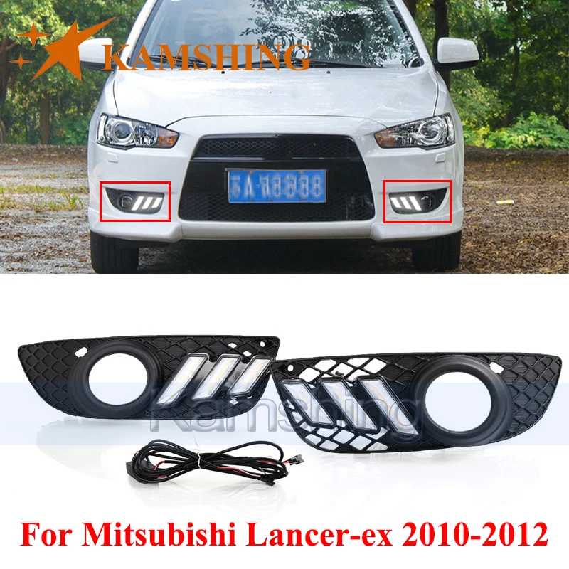 CAPQX 1 пара светодиодных дневных ходовых огней для Mitsubishi Lancer-ex 2010-2012, ДХО, противотуманные фары, указатели поворота
CAPQX 1 пара светодиодных дневных ходовых огней для Mitsubishi Lancer-ex 2010-2012, ДХО, противотуманные фары, указатели поворота