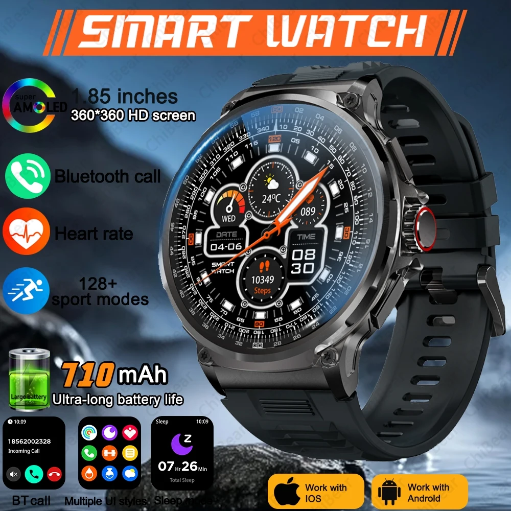 2026New Health Monitoring SmartWatch Men 1.85-inch HD Large Screen Activity Tracking Map Display Bluetooth Call SmarWatch Men
2026New Health Monitoring SmartWatch Men 1.85-inch HD Large Screen Activity Tracking Map Display Bluetooth Call SmarWatch Men