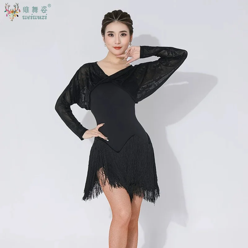 Latin Dance Performance Costumes Women Standard Ballroom Dancing Training Costumes Tassel Cha Cha Samba Dance Dresses Clothes
Latin Dance Performance Costumes Women Standard Ballroom Dancing Training Costumes Tassel Cha Cha Samba Dance Dresses Clothes