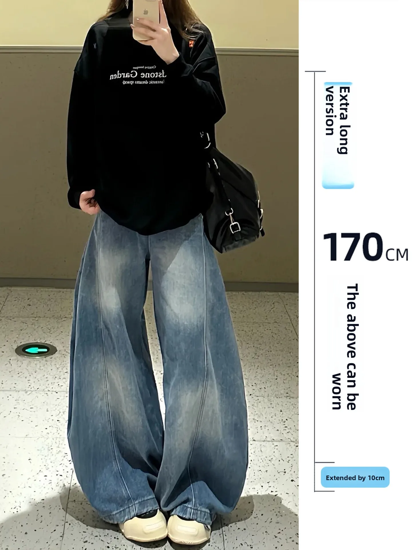 High Waist Wide Leg Jeans Women's Loose Fit Lazy Sle Bootcut Denim Pants Autumn Winter New Waed Floor-Length Casual Trousers
High Waist Wide Leg Jeans Women's Loose Fit Lazy Sle Bootcut Denim Pants Autumn Winter New Waed Floor-Length Casual Trousers