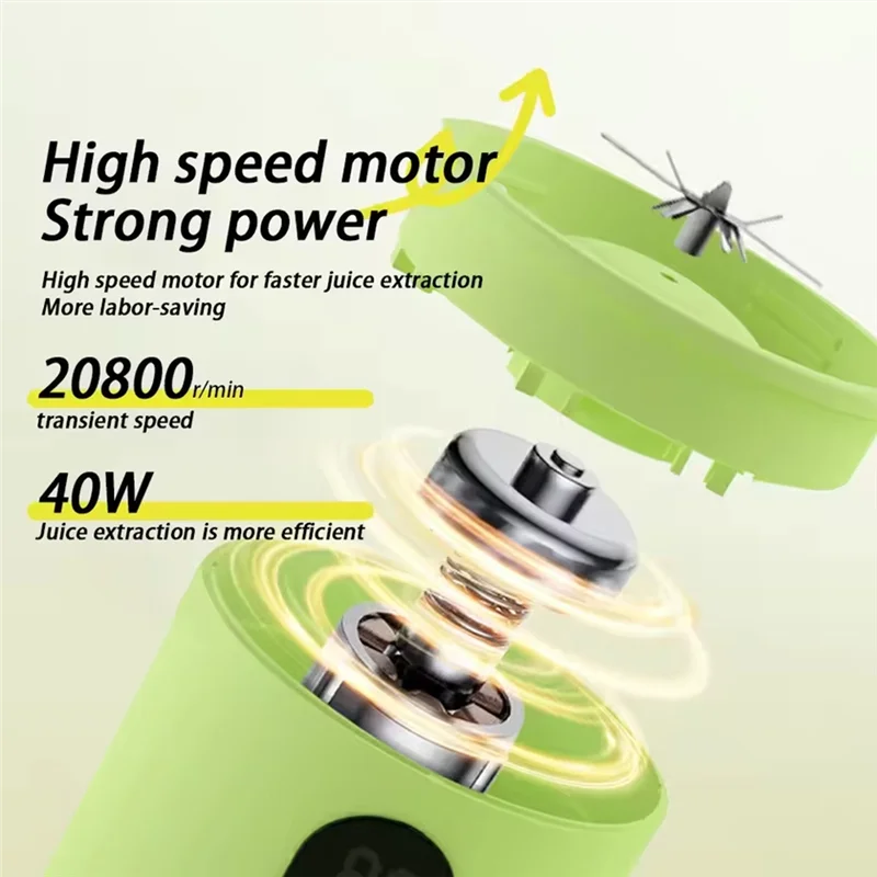 ABUI-Juicer Cup — многофункциональная зарядка через USB, высококачественная, легко чистится, идеально подходит для домашнего использования
ABUI-Juicer Cup — многофункциональная зарядка через USB, высококачественная, легко чистится, идеально подходит для домашнего использования