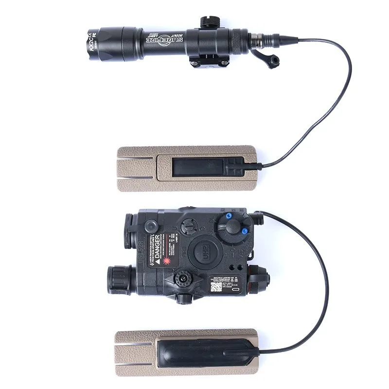 M300 M600 Flashlight PEQ Tactical Remote Switch Mounting Slot Scout Light Pressure Switch Pad Airsoft Accessories Fit 20mm Rail
M300 M600 Flashlight PEQ Tactical Remote Switch Mounting Slot Scout Light Pressure Switch Pad Airsoft Accessories Fit 20mm Rail