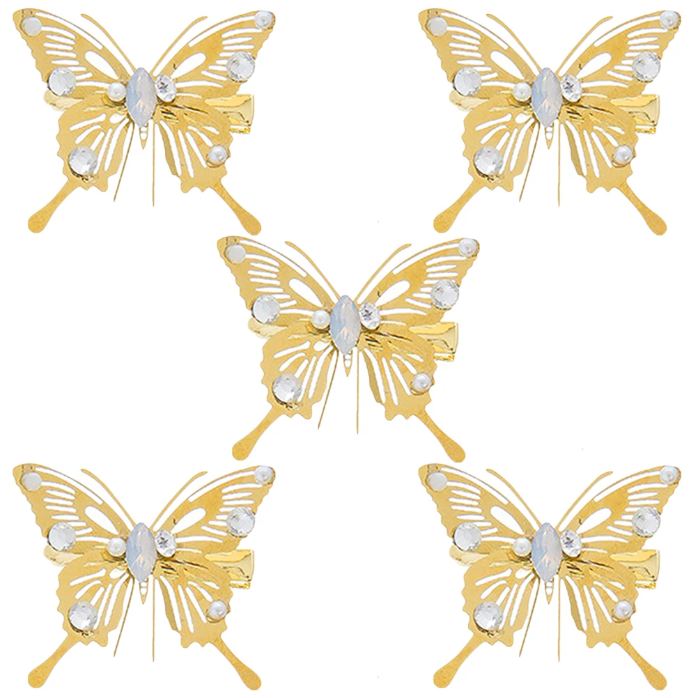 5 Pcs Hairpin Headdress Barrettes Clips for Girls Gold Bobby Toast Clothing Delicate
5 Pcs Hairpin Headdress Barrettes Clips for Girls Gold Bobby Toast Clothing Delicate
