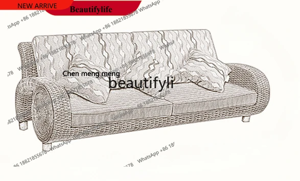 X Furniture Living Room Sofa Combination Natural Indonesian Rattan Single Double Three Rattan Woven Sofa
X Furniture Living Room Sofa Combination Natural Indonesian Rattan Single Double Three Rattan Woven Sofa