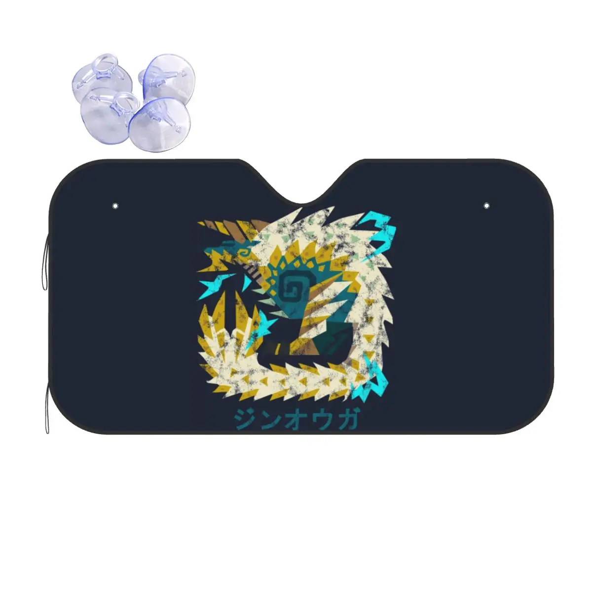 Monster Hunter World Iceborne Zinogre Kanji Sunshade Windscreen Car Front Windshield Window Sun Visor Accessories Covers
Monster Hunter World Iceborne Zinogre Kanji Sunshade Windscreen Car Front Windshield Window Sun Visor Accessories Covers