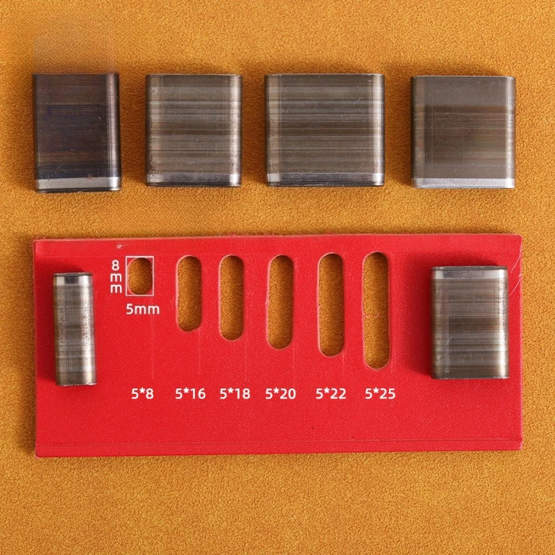 6 Pcs/Set Leather Flat Mouth Punch Die Hole Opener Tools DIY Leather/belt/watch Band Punch Installation Making Hand Tools
6 Pcs/Set Leather Flat Mouth Punch Die Hole Opener Tools DIY Leather/belt/watch Band Punch Installation Making Hand Tools