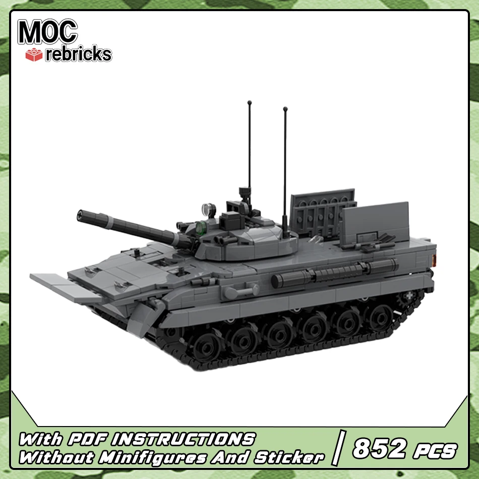 MOC Military Series Tracked Tank BMP3 Army Fighting Vehicle Building Block Assembly Model Technology Bricks Toys Gifts
MOC Military Series Tracked Tank BMP3 Army Fighting Vehicle Building Block Assembly Model Technology Bricks Toys Gifts
