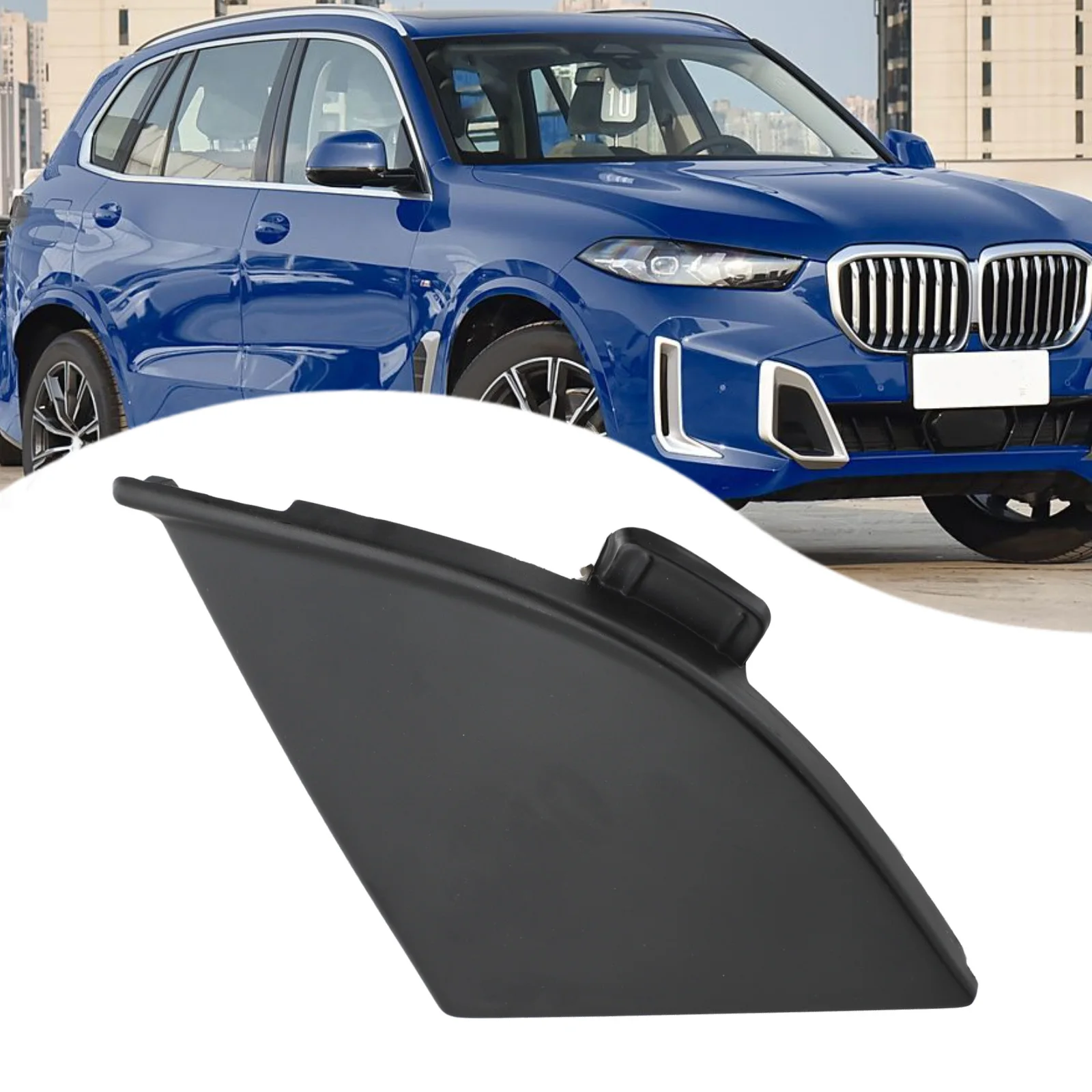 Front Bumper Protection Tow Hook Eye Cover Compatible With OEM Spec Enhanced Protection Automotive Exterior Cover Trim Unpainted
Front Bumper Protection Tow Hook Eye Cover Compatible With OEM Spec Enhanced Protection Automotive Exterior Cover Trim Unpainted