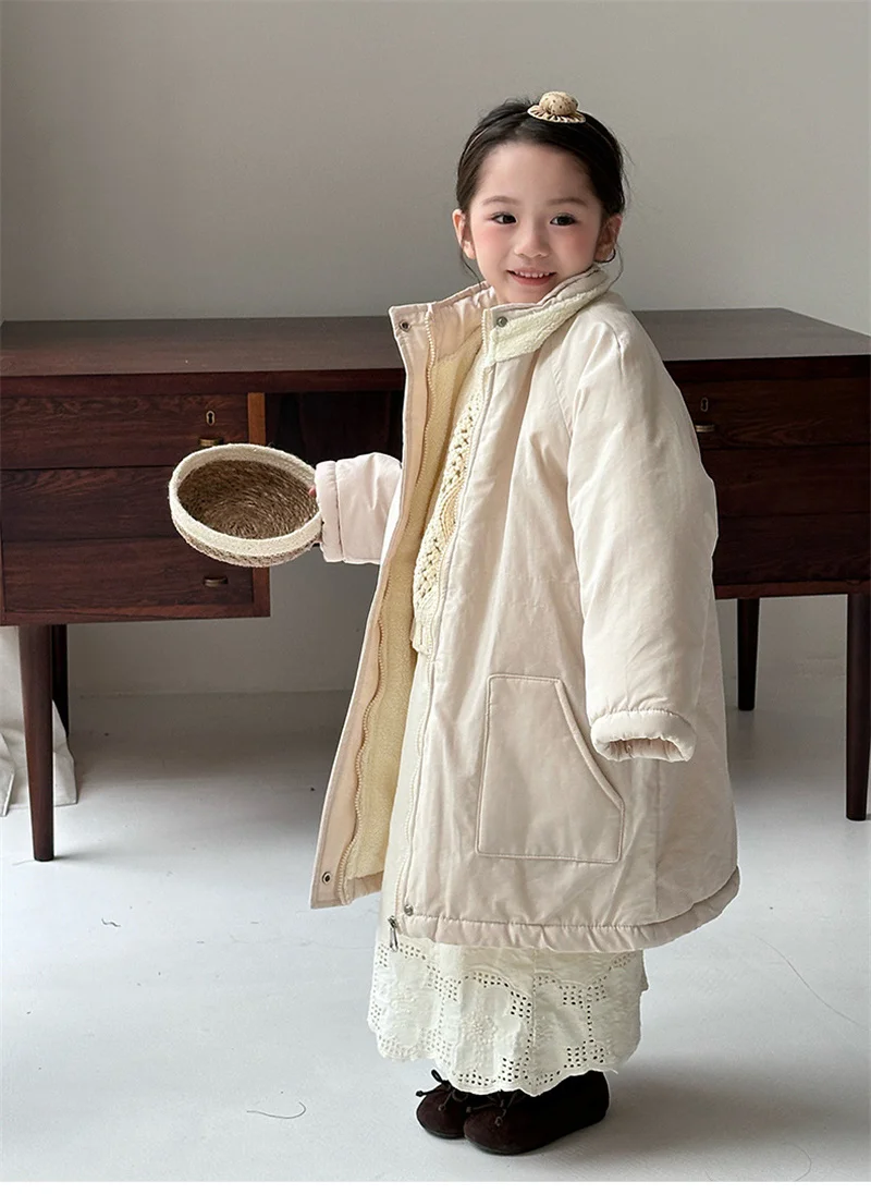 Girls Padded Cotton Coats Winter Kids Thick Warm Jackets Autumn Children Fleece Line Parka Outerwear 2-6 Years
Girls Padded Cotton Coats Winter Kids Thick Warm Jackets Autumn Children Fleece Line Parka Outerwear 2-6 Years