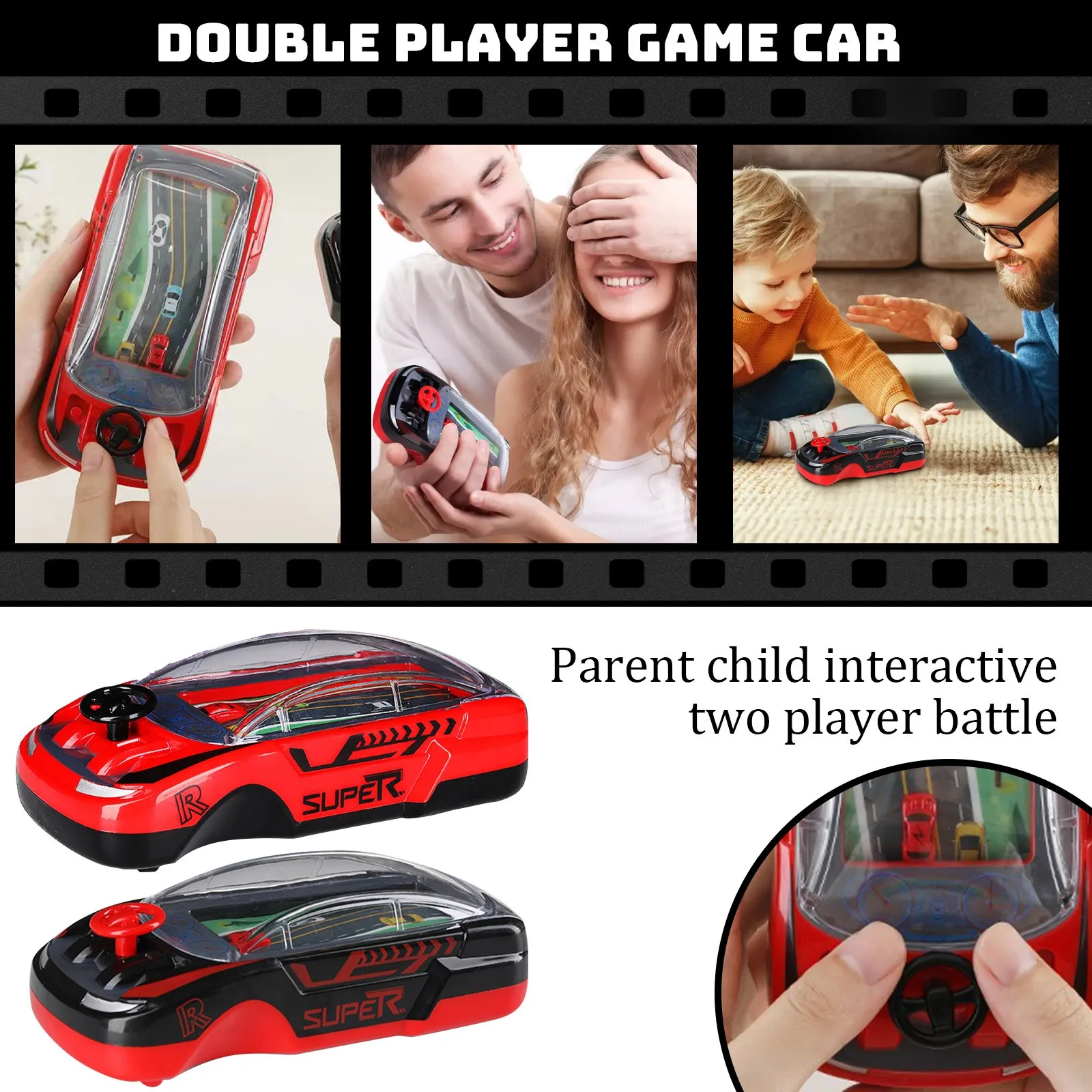 Handheld Racing Game, Children's Handheld Game Console, Kid's Logical Thinking Training Boys Car Thinking Training Concentration
Handheld Racing Game, Children's Handheld Game Console, Kid's Logical Thinking Training Boys Car Thinking Training Concentration