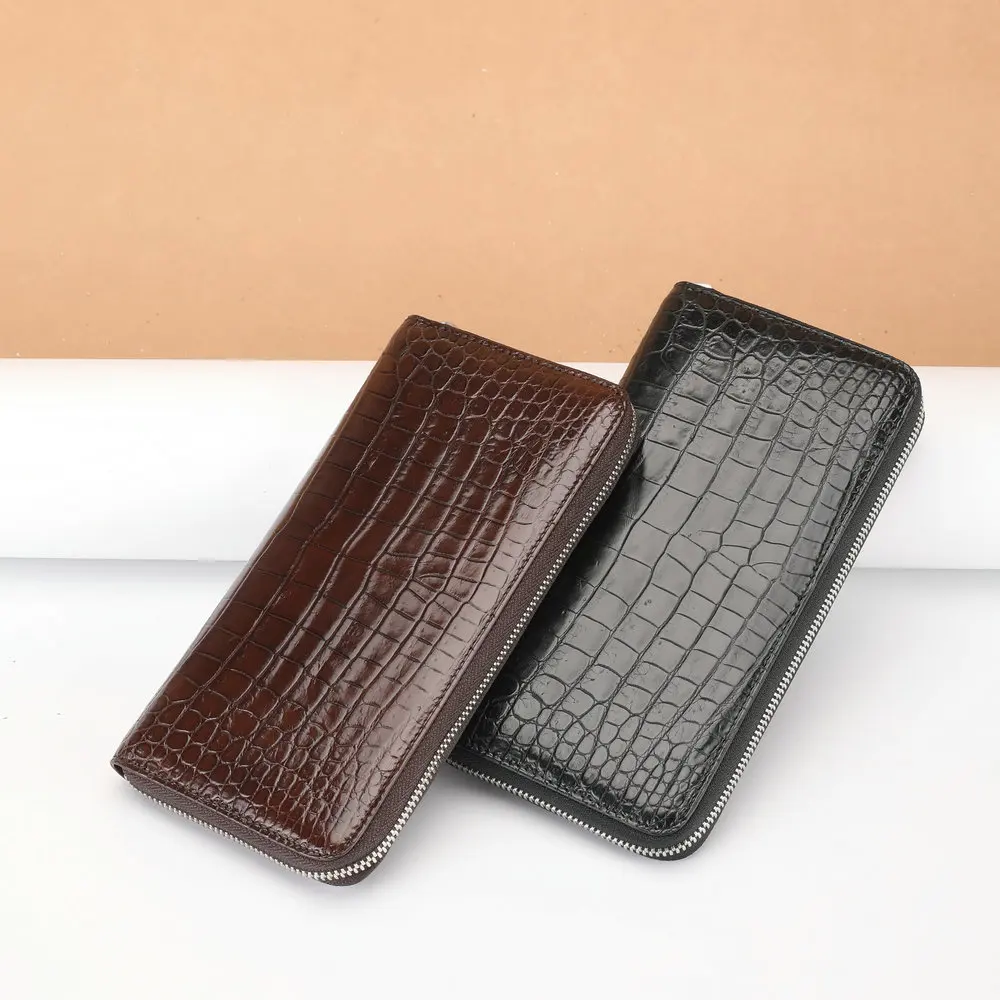 2025 New Crocodile Leather Men Clutch Bag No Spliced Belly For Men Long Wallet Business Casual Genuine Leather Clutch Wallets 45
2025 New Crocodile Leather Men Clutch Bag No Spliced Belly For Men Long Wallet Business Casual Genuine Leather Clutch Wallets 45