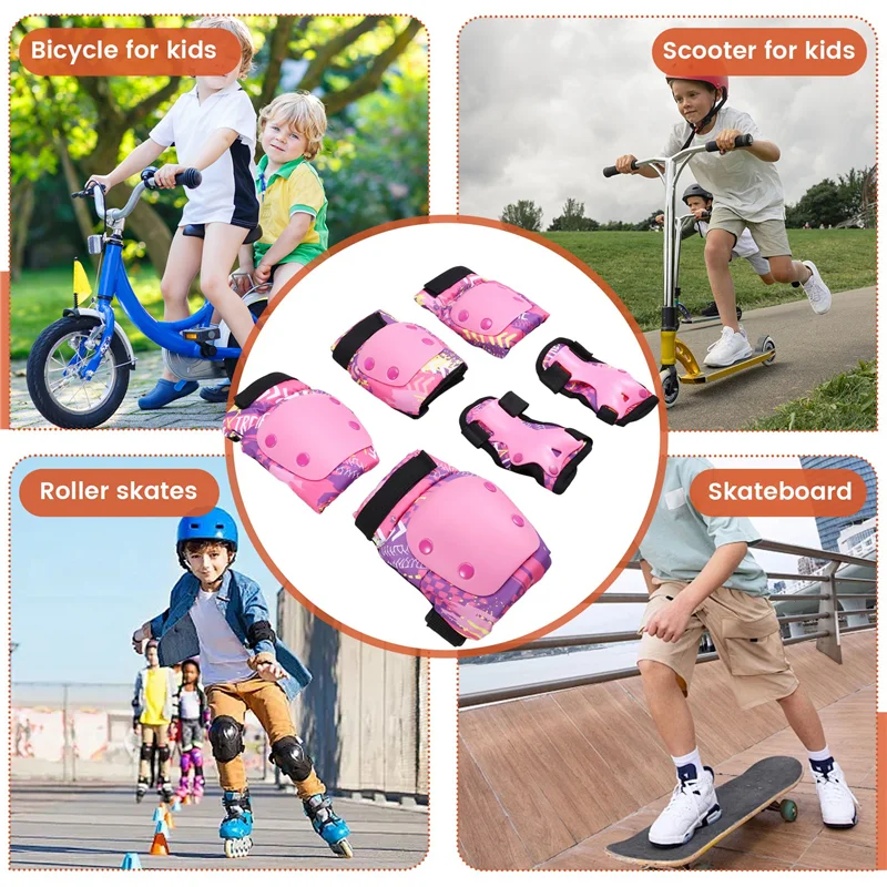 AZ-Roller Skating Protective Gear Set For Children, Full Equipment, Skateboard, Roller Skates, Balance Bike, Knee Pads
AZ-Roller Skating Protective Gear Set For Children, Full Equipment, Skateboard, Roller Skates, Balance Bike, Knee Pads