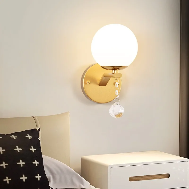 Modern Living Room TV Background Wall Lamp Corridor Staircase Aisle Lights Simple Glass Bedroom Bedside Lamp
Modern Living Room TV Background Wall Lamp Corridor Staircase Aisle Lights Simple Glass Bedroom Bedside Lamp