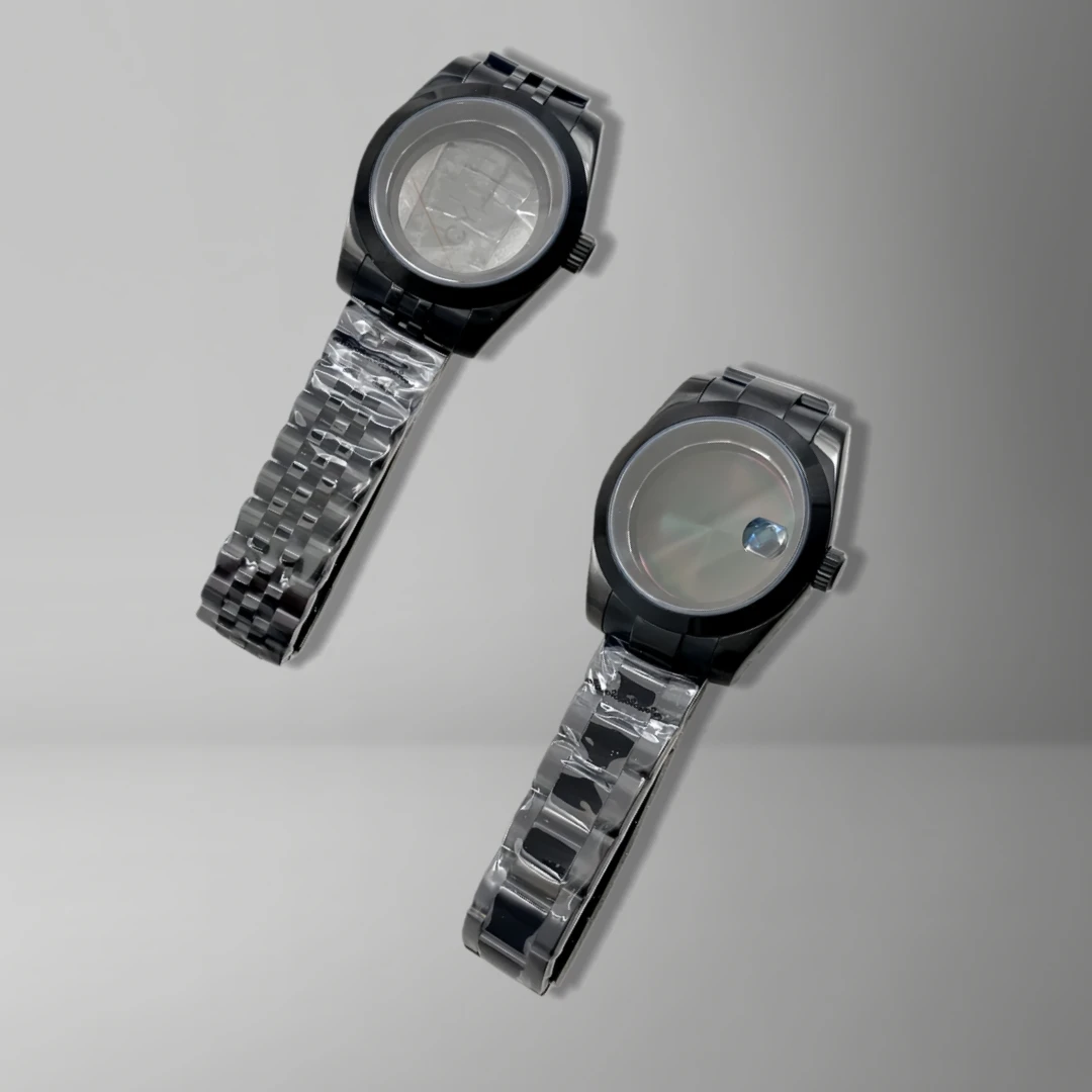 Black NH35 Nh36 Watch Case Strap Set 36mm/39mm NH35 Case for Datejust Nh35 Nh36 Nh34 Movement Sapphire Glass Case and Bracelet
Black NH35 Nh36 Watch Case Strap Set 36mm/39mm NH35 Case for Datejust Nh35 Nh36 Nh34 Movement Sapphire Glass Case and Bracelet