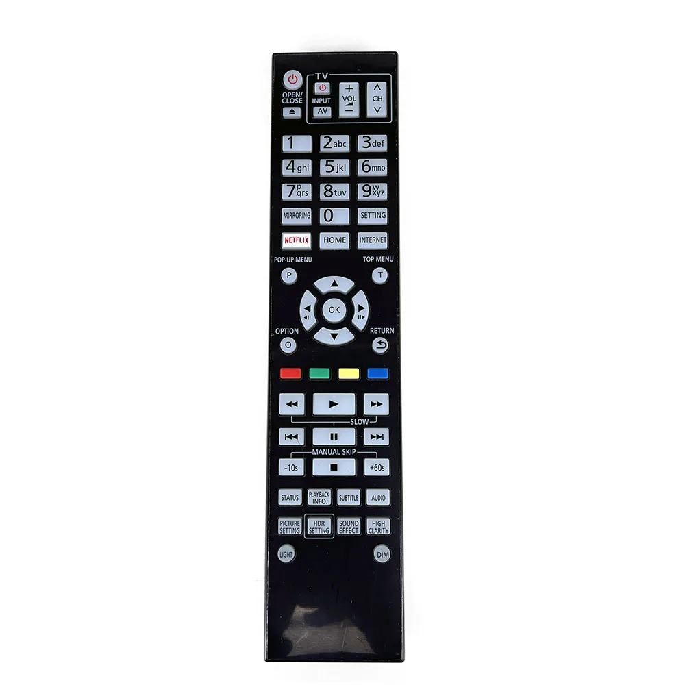 Remote Control use for Panasonic DVD Player N2QAYA000172 DPUB9000GN DP-UB9000-K with Backlit
Remote Control use for Panasonic DVD Player N2QAYA000172 DPUB9000GN DP-UB9000-K with Backlit