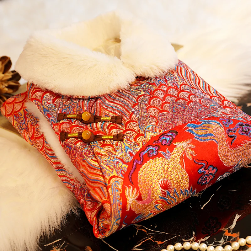 Young Sle Red Traditional Vest Winter Thiened Warm Polyester Fiber No Sve Flower Patterned for New Year Cele...
Young Sle Red Traditional Vest Winter Thiened Warm Polyester Fiber No Sve Flower Patterned for New Year Cele...