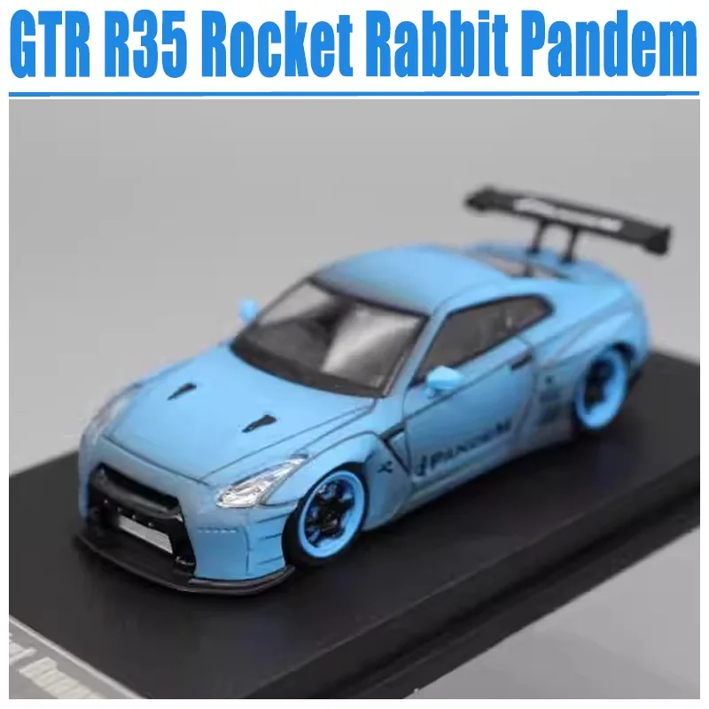 Fuji 1/64 GTR R35 Ракета Кролик Пандем Игрушка из сплава Моторный автомобиль Литая под давлением металлическая модель Подарки
Fuji 1/64 GTR R35 Ракета Кролик Пандем Игрушка из сплава Моторный автомобиль Литая под давлением металлическая модель Подарки