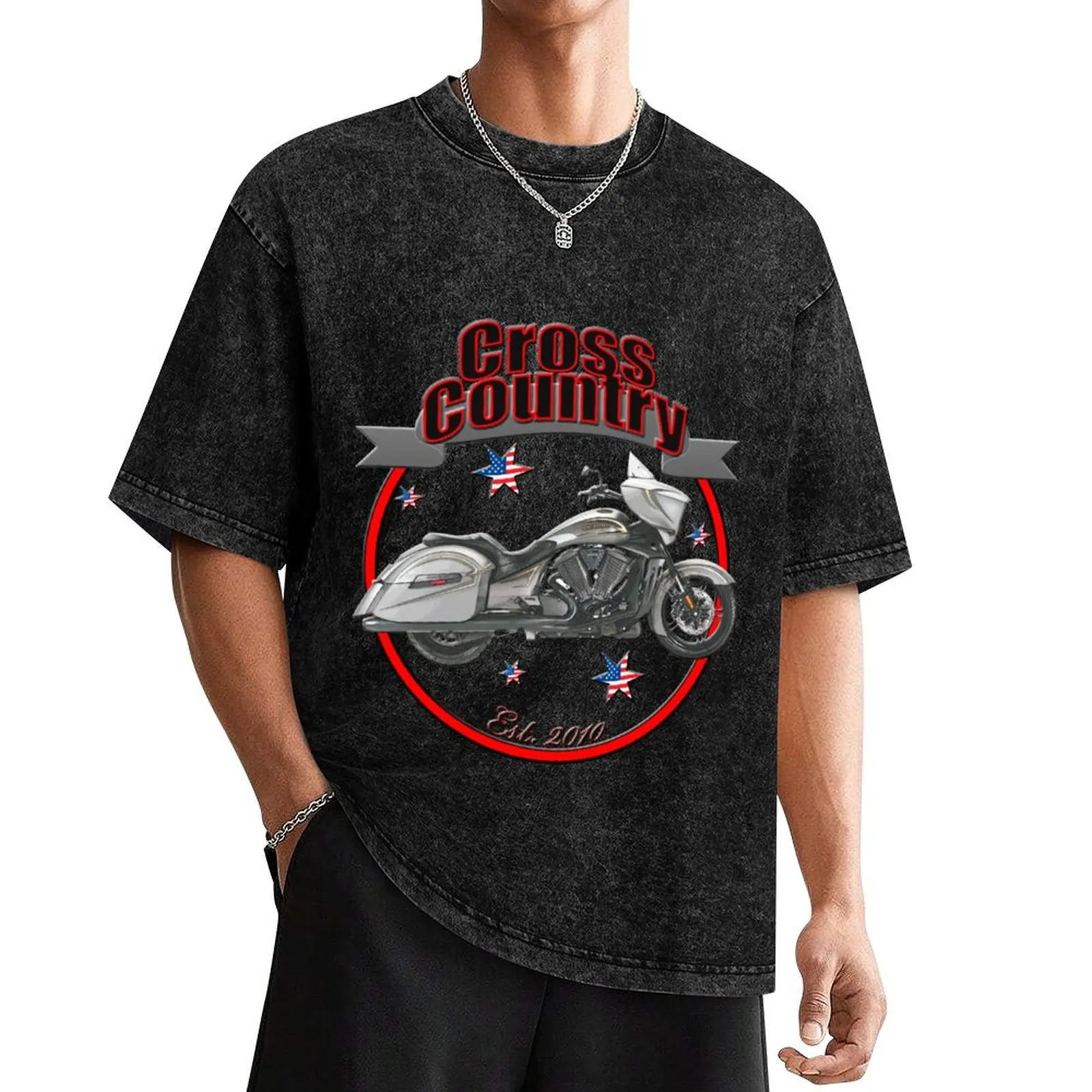 Victory Cross Country U.S.A. Star Motorcycle T-Shirt summer tops shirts graphic tees men tshirt
Victory Cross Country U.S.A. Star Motorcycle T-Shirt summer tops shirts graphic tees men tshirt