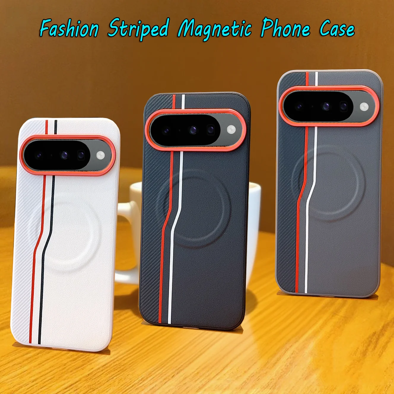 Модный полосатый чехол для телефона Google Pixel 10 Pro XL 10 Pro Magsafe, роскошный магнитный чехол из искусственной кожи, прочный противоударный чехол
Модный полосатый чехол для телефона Google Pixel 10 Pro XL 10 Pro Magsafe, роскошный магнитный чехол из искусственной кожи, прочный противоударный чехол