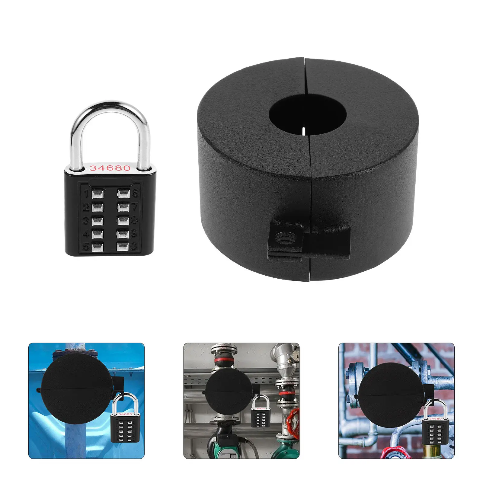 1Set Door Handle Lock-Out Guard Anti-Turn Childproof Cover Security Device for Home Hotel Entry Valve Lock Safety Cover
1Set Door Handle Lock-Out Guard Anti-Turn Childproof Cover Security Device for Home Hotel Entry Valve Lock Safety Cover