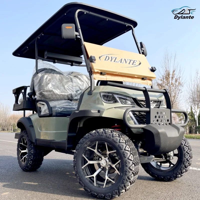 Hot Sale Customizable 2+2 Seater 72V Lithium Battery Electric Golf Cart Comfortable Hunting Cart Optional Color For Driving 
Hot Sale Customizable 2+2 Seater 72V Lithium Battery Electric Golf Cart Comfortable Hunting Cart Optional Color For Driving