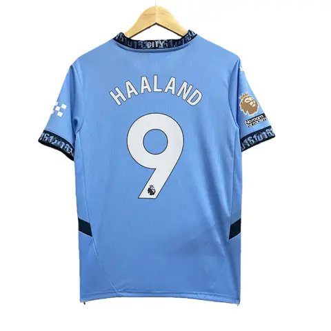 2425 Manchester City Home Jersey Player Version Away Champions League Haaland De Bruyne Short Sleeved Football Jersey Breathable