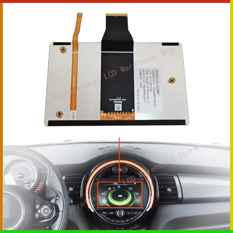 New Original Grade A+ 6.5 inch DE065IC-01Y 65-33978z01-B LCD Display Screen Panel For BMW mini R60-R5X F55 F56 Car inner
New Original Grade A+ 6.5 inch DE065IC-01Y 65-33978z01-B LCD Display Screen Panel For BMW mini R60-R5X F55 F56 Car inner