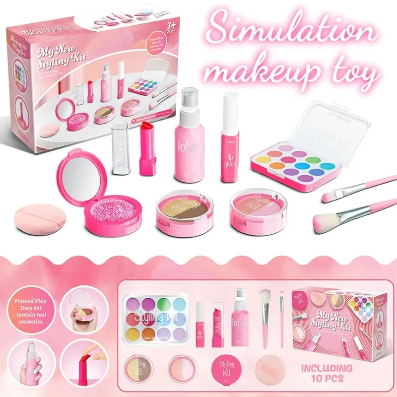 Pretend Makeup Toy Set For Girls, Children'S Performance Handbag,Princess Role Play Toy,Portable Design Princess Cosmetics Bag,
Pretend Makeup Toy Set For Girls, Children'S Performance Handbag,Princess Role Play Toy,Portable Design Princess Cosmetics Bag,