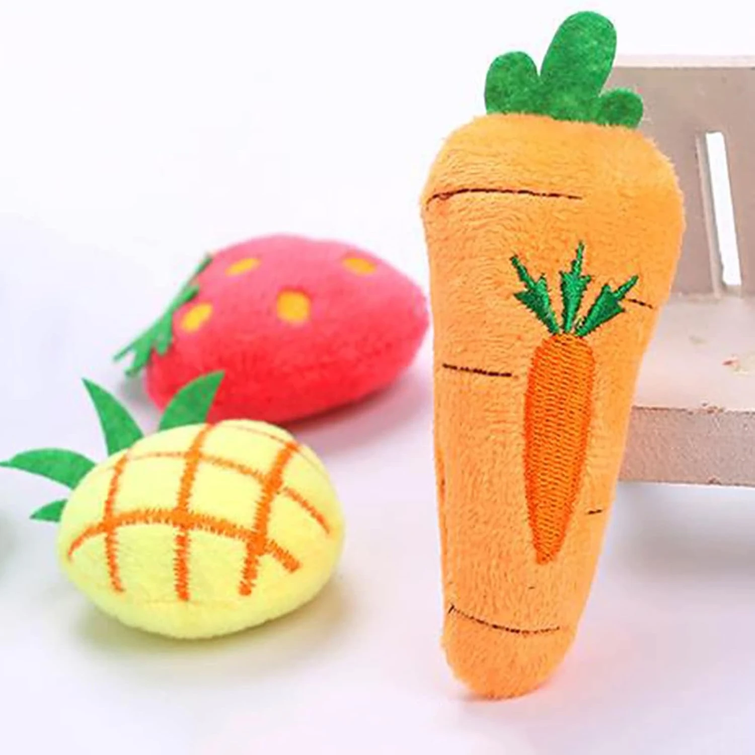 Catnip Toys, Healthy Kitten Teething Chew Toys for Cats & Kittens, Kitten Catnip Toy Decorative Comfortable Fruit Carrot Cat Che
Catnip Toys, Healthy Kitten Teething Chew Toys for Cats & Kittens, Kitten Catnip Toy Decorative Comfortable Fruit Carrot Cat Che