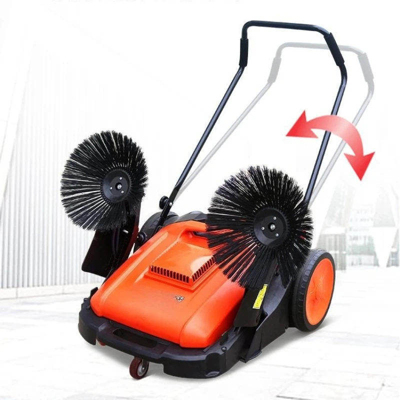 Hand-push sweeper, one top three machines, good working effect
Hand-push sweeper, one top three machines, good working effect