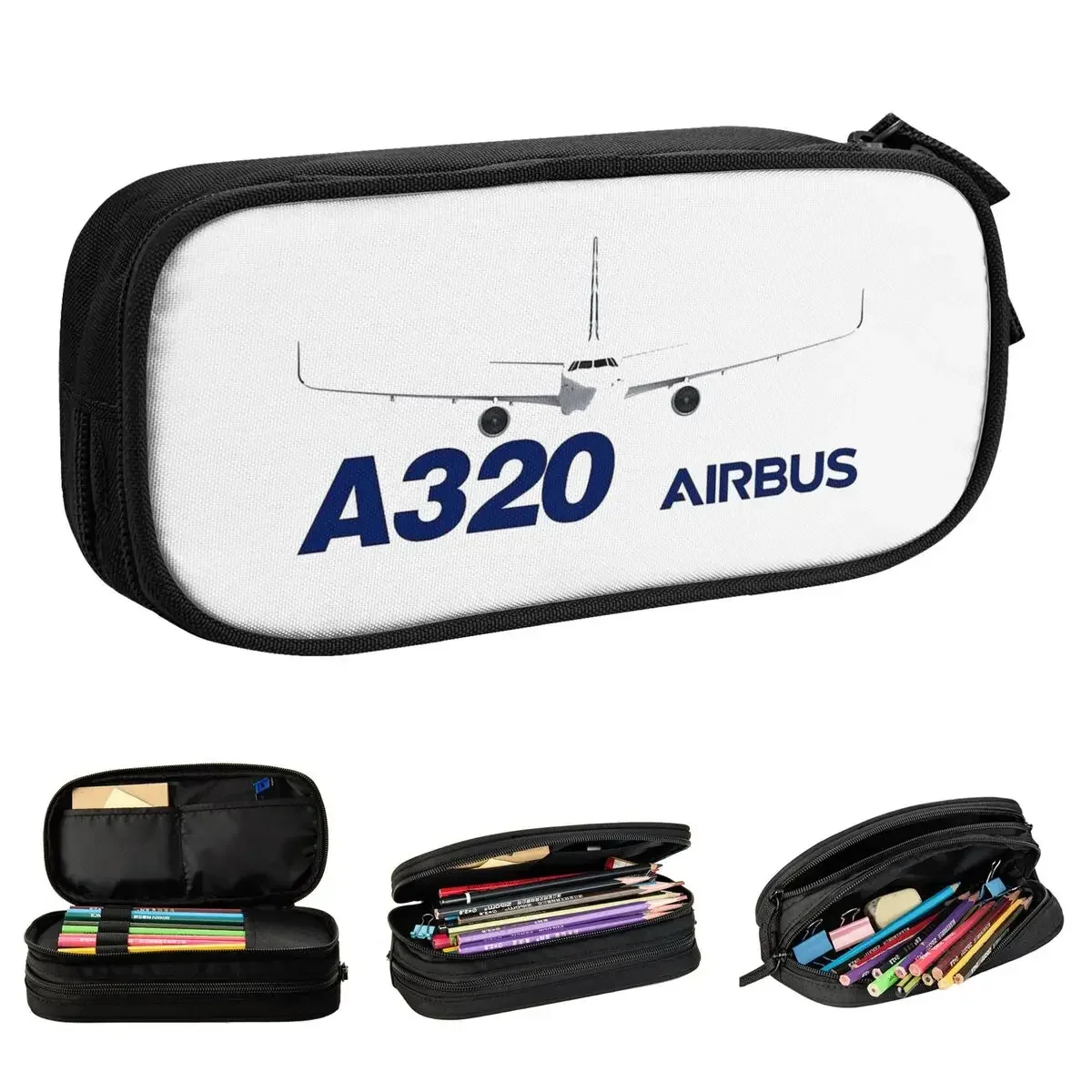 Airbus A320 Pencil Case Aviation Airplane Airport Pencil Pouch Pen Box for Student Large Storage Bag School Supplies Stationery
Airbus A320 Pencil Case Aviation Airplane Airport Pencil Pouch Pen Box for Student Large Storage Bag School Supplies Stationery