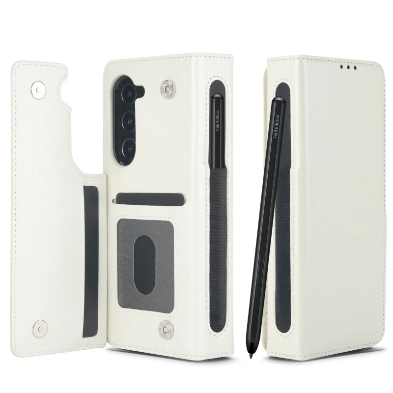 For Samsung Galaxy Z Fold 7 6 5 4 3 Luxury Leather Wallet Card Slot Holder Phone Case With S Pen Slot Folding Protective Cover
For Samsung Galaxy Z Fold 7 6 5 4 3 Luxury Leather Wallet Card Slot Holder Phone Case With S Pen Slot Folding Protective Cover