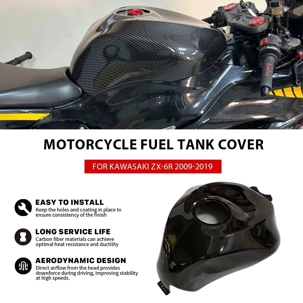 For KAWASAKI ZX-6R ZX6R ZX-636 2009-2019 Motorcycle Fuel Tank Cap Cover Motorcycle ABS glossy black Protect Tank Cover Fairing
For KAWASAKI ZX-6R ZX6R ZX-636 2009-2019 Motorcycle Fuel Tank Cap Cover Motorcycle ABS glossy black Protect Tank Cover Fairing