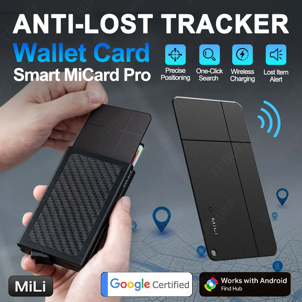 Ultra Slim Tracking Card Wallet Anti-Loss Android Gps Tracker Smart Location Tag for Google Find My App Wireless Charge Ipx6 Wat
Ultra Slim Tracking Card Wallet Anti-Loss Android Gps Tracker Smart Location Tag for Google Find My App Wireless Charge Ipx6 Wat