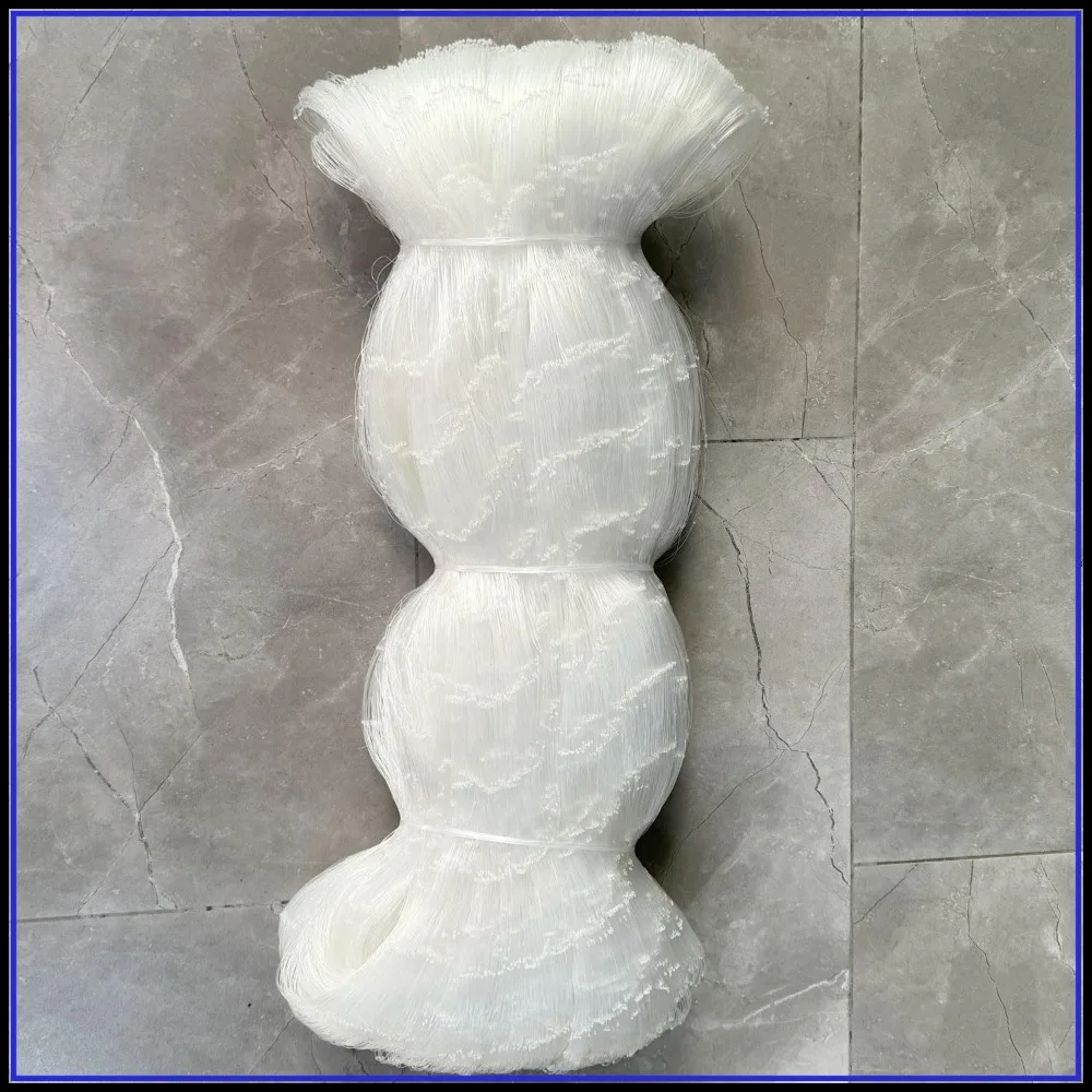 Nylon Silk Fishing Net Gill Net Semi-Finished 2"x2" Twine 0.38mm for Professional Use
Nylon Silk Fishing Net Gill Net Semi-Finished 2"x2" Twine 0.38mm for Professional Use
