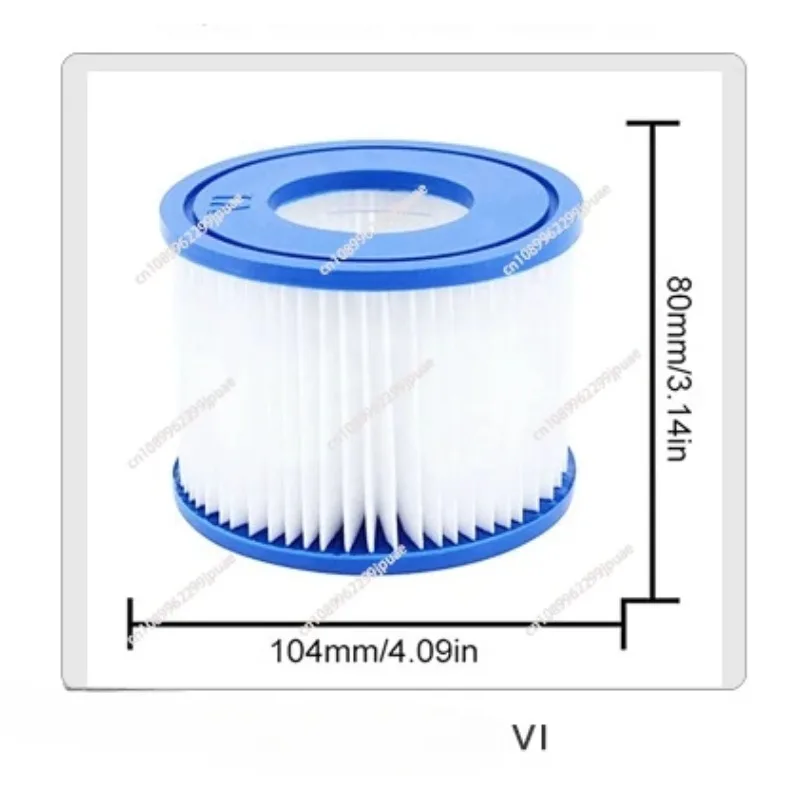 Type VI S1 Filter Cartridge Inflatable Spa Swimming Pool Pump Replacement Filter Element
Type VI S1 Filter Cartridge Inflatable Spa Swimming Pool Pump Replacement Filter Element