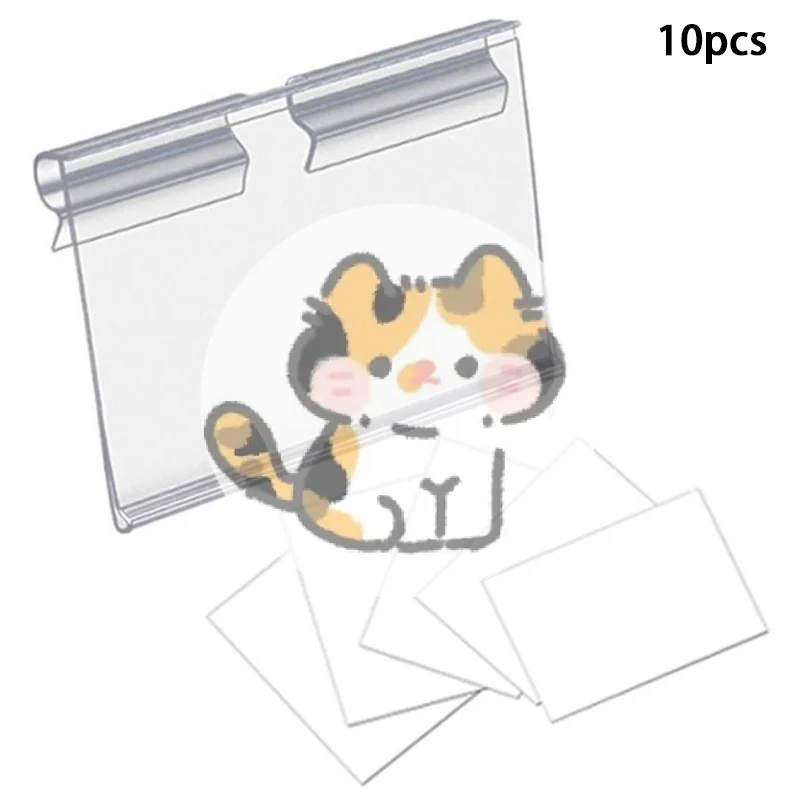 New 10PCS Plastic Sign Label Holder Wire Shelf Retail Price Tag Label Merchandise Sign Display Holder Stand
New 10PCS Plastic Sign Label Holder Wire Shelf Retail Price Tag Label Merchandise Sign Display Holder Stand