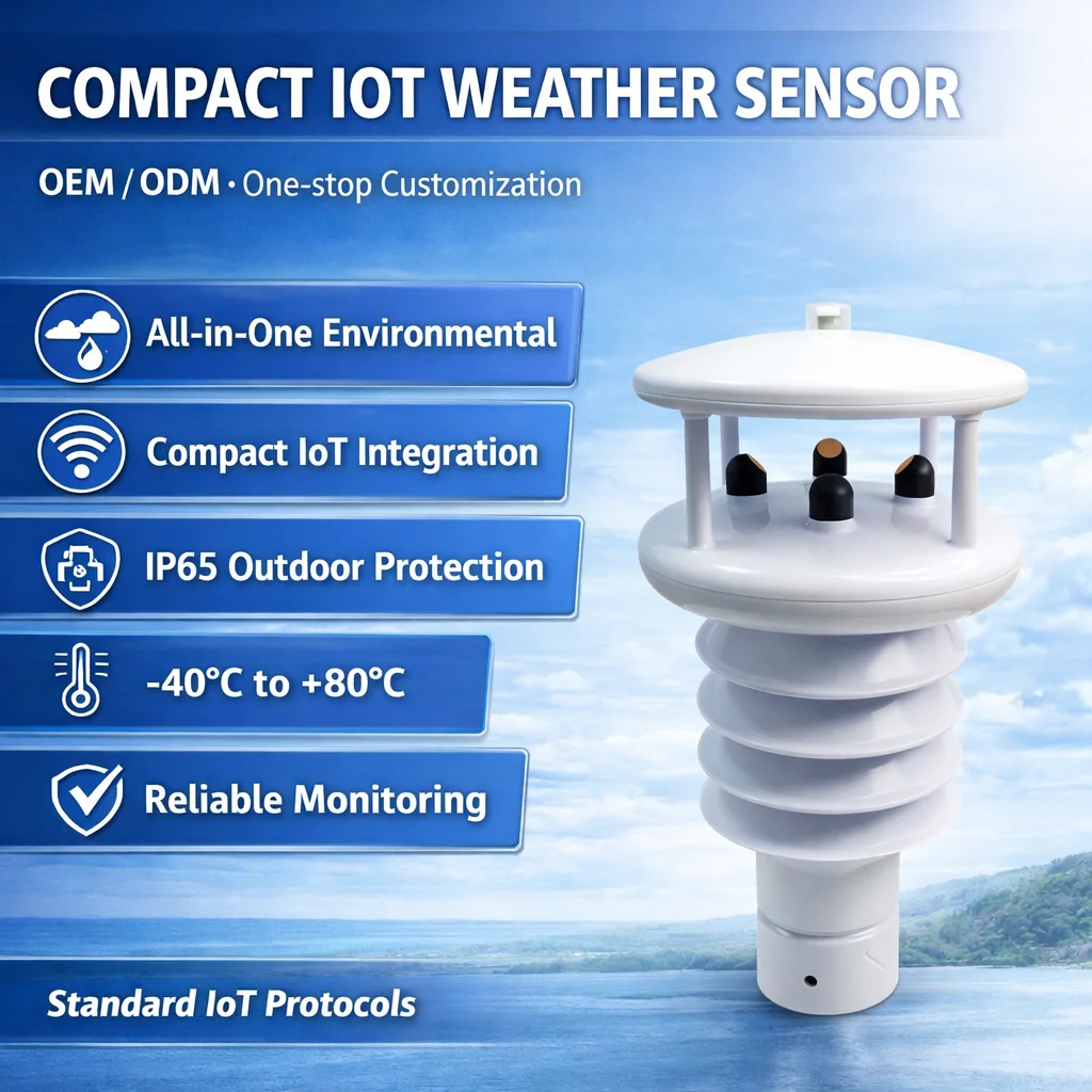 High Accuracy Ultrasonic Anemometer Integrated Weather Station RS485 LoRaWAN Marine Solar PV Wind Speed and Direction Sensor
High Accuracy Ultrasonic Anemometer Integrated Weather Station RS485 LoRaWAN Marine Solar PV Wind Speed and Direction Sensor