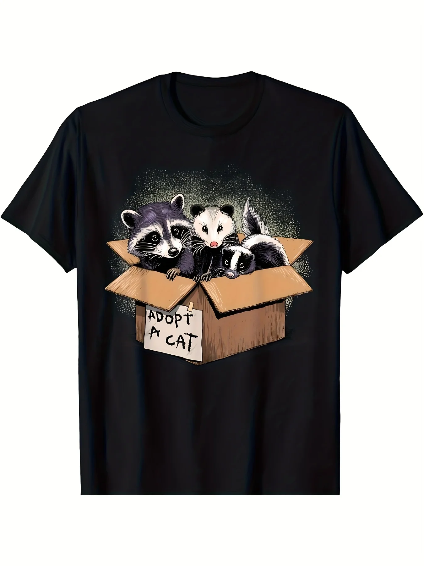 Raccoon Opossum Skunk T-Shirt - Unisex Cotton, Hot Selling Animal Graphic Tee
Raccoon Opossum Skunk T-Shirt - Unisex Cotton, Hot Selling Animal Graphic Tee