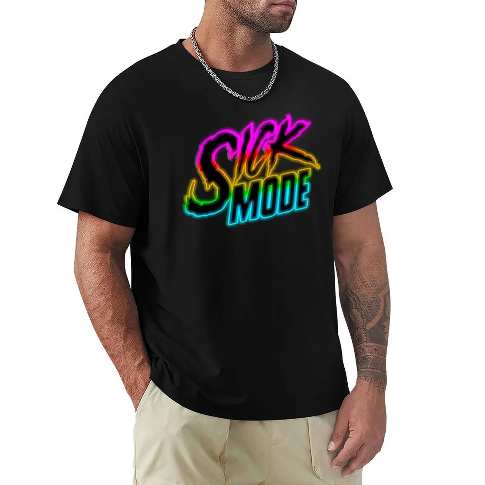 Sickmode Rainbow T-Shirt Basic Short Sleeve T-Shirt for Men
Sickmode Rainbow T-Shirt Basic Short Sleeve T-Shirt for Men