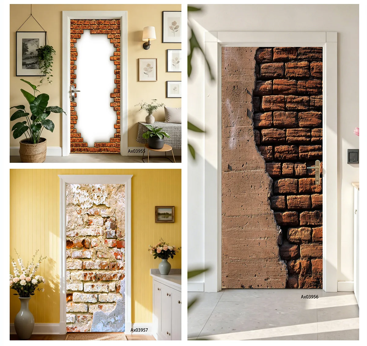 Vintage Industrial Broken Brick Wall Door Sticker Full Door Covered Wallpaper Self-adhesive Sticker for Decals Home Decoration
Vintage Industrial Broken Brick Wall Door Sticker Full Door Covered Wallpaper Self-adhesive Sticker for Decals Home Decoration
