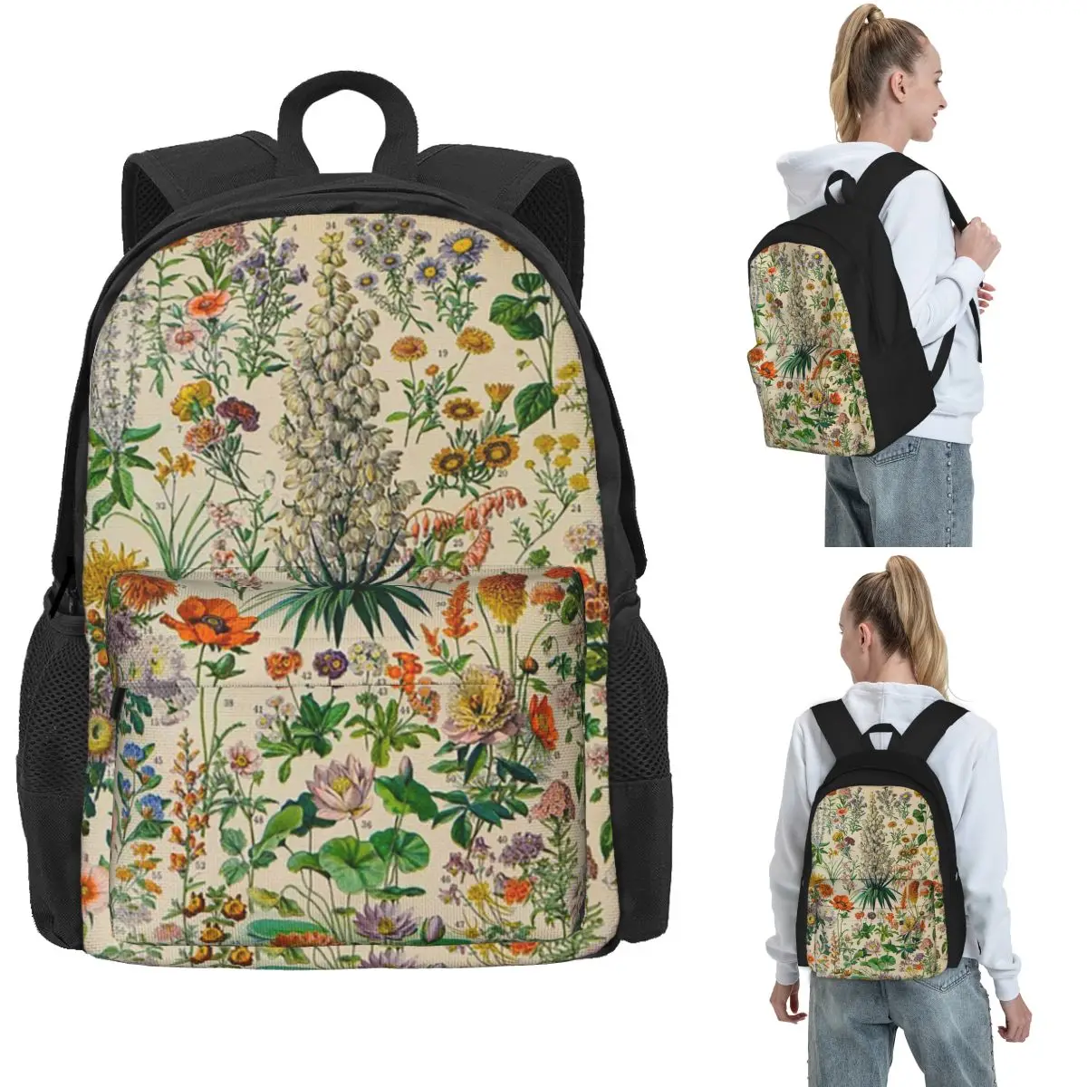 Adolphe Millot Fleurs B Backpack Hot Sale Daypack Large Capacity Boys Girls BookBag School Bag Shoulder Bags for Men Women
Adolphe Millot Fleurs B Backpack Hot Sale Daypack Large Capacity Boys Girls BookBag School Bag Shoulder Bags for Men Women
