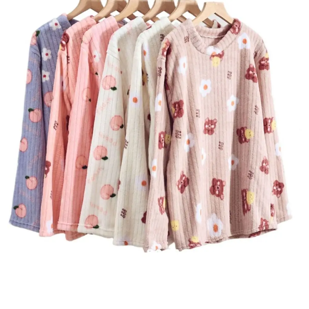 Модный бархатный комплект одежды для сна с милым медведем, пижамный костюм с длинными рукавами и цветком, персиковая ночная рубашка, зимние толстые теплые пижамы, осень-зима
Модный бархатный комплект одежды для сна с милым медведем, пижамный костюм с длинными рукавами и цветком, персиковая ночная рубашка, зимние толстые теплые пижамы, осень-зима