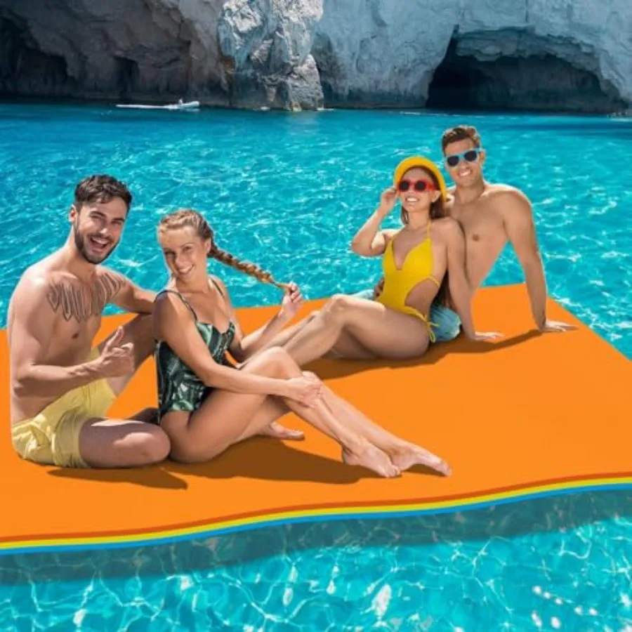 Floating Water Mat for Pool Leisure - Durable PVC Material - Blue Color - Inflatable Design with Reinforced Seams for Enhanced
Floating Water Mat for Pool Leisure - Durable PVC Material - Blue Color - Inflatable Design with Reinforced Seams for Enhanced