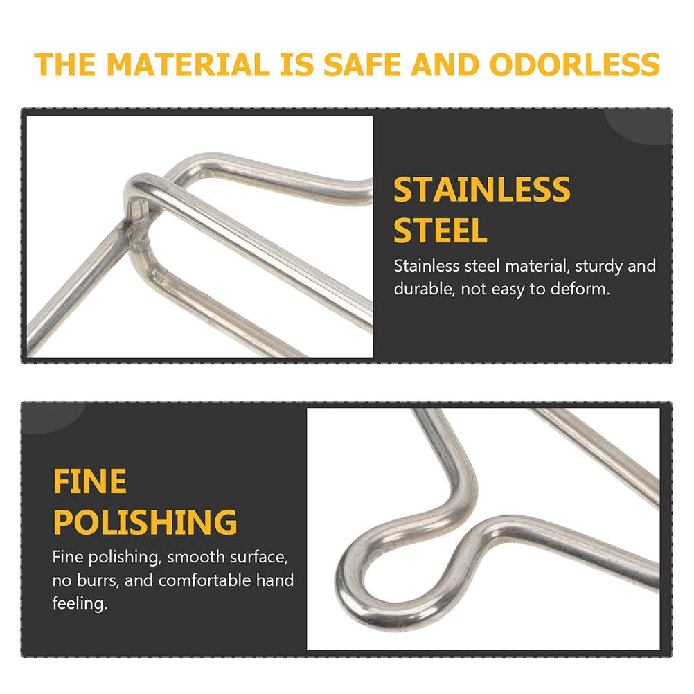 Stainless Steel Chicken Hanger Meat Hooks for Butchering Large Size Silver Strong Craftsmanship Sausage Hook Household 
Stainless Steel Chicken Hanger Meat Hooks for Butchering Large Size Silver Strong Craftsmanship Sausage Hook Household