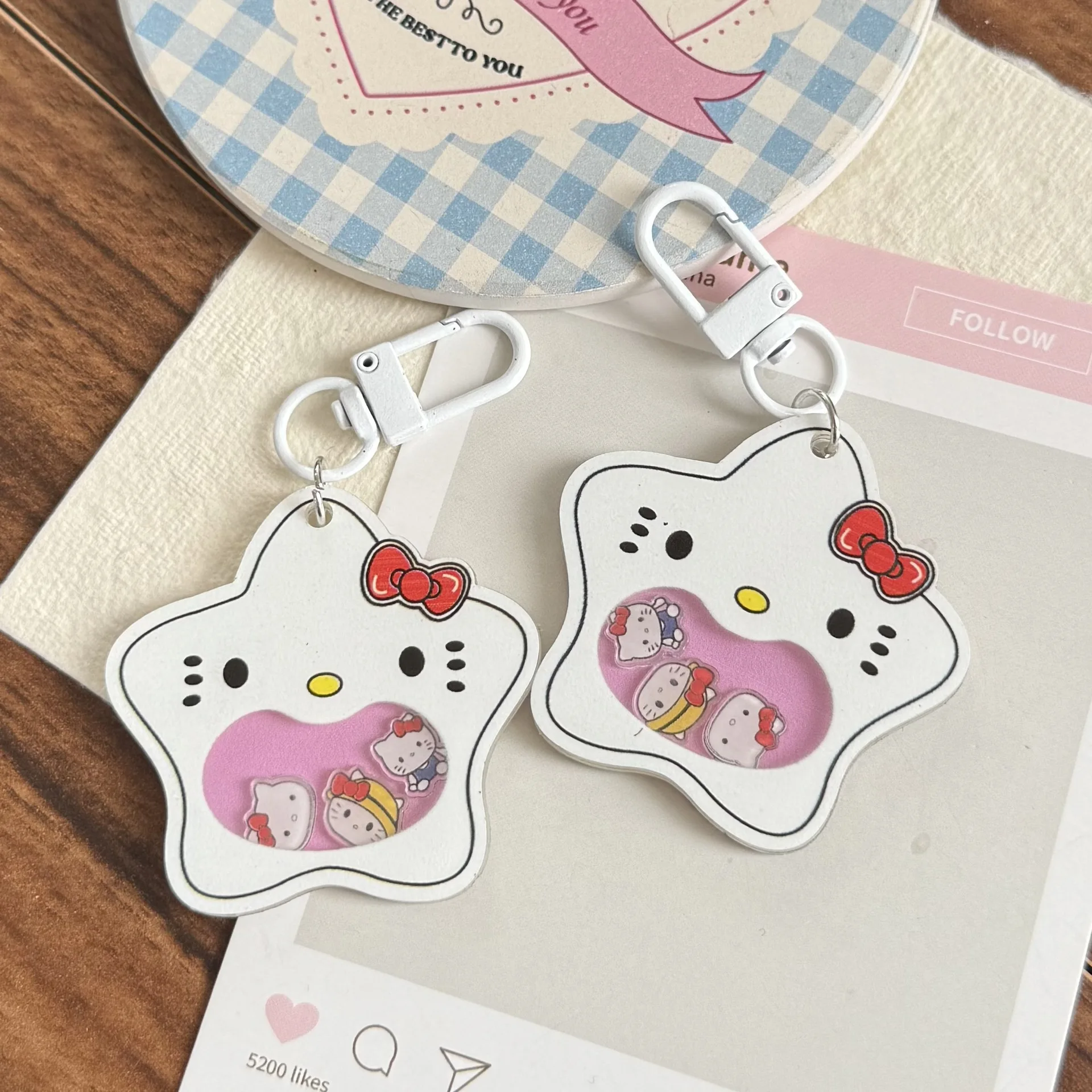 Hello Kitty Keychain Kawaii Versatile Fashion Women's Products Backpack Accessories Desktop Ornament Cute Girl Gift Wholesale
Hello Kitty Keychain Kawaii Versatile Fashion Women's Products Backpack Accessories Desktop Ornament Cute Girl Gift Wholesale