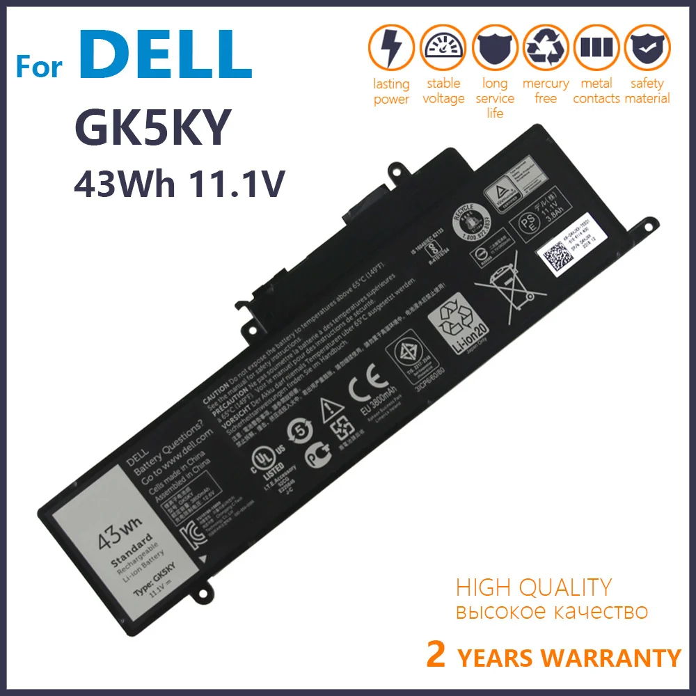 Genuine Laptop Battery For DELL 13" 7000 Series 7347 7348 7352 7353 7359 11" 3147 3148 15" 7558 04K8YH 43WH Laptop Batteria
Genuine Laptop Battery For DELL 13" 7000 Series 7347 7348 7352 7353 7359 11" 3147 3148 15" 7558 04K8YH 43WH Laptop Batteria