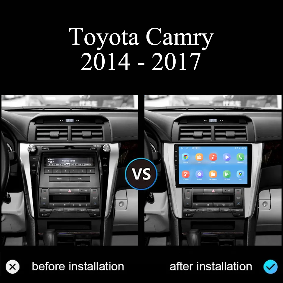 Android 14.0 8G+128G Car Radio FM AM Stereo Video Audio Music Player GPS Navi Monitor For Toyota Camry 50 55 2014 2015 2016 2017
Android 14.0 8G+128G Car Radio FM AM Stereo Video Audio Music Player GPS Navi Monitor For Toyota Camry 50 55 2014 2015 2016 2017